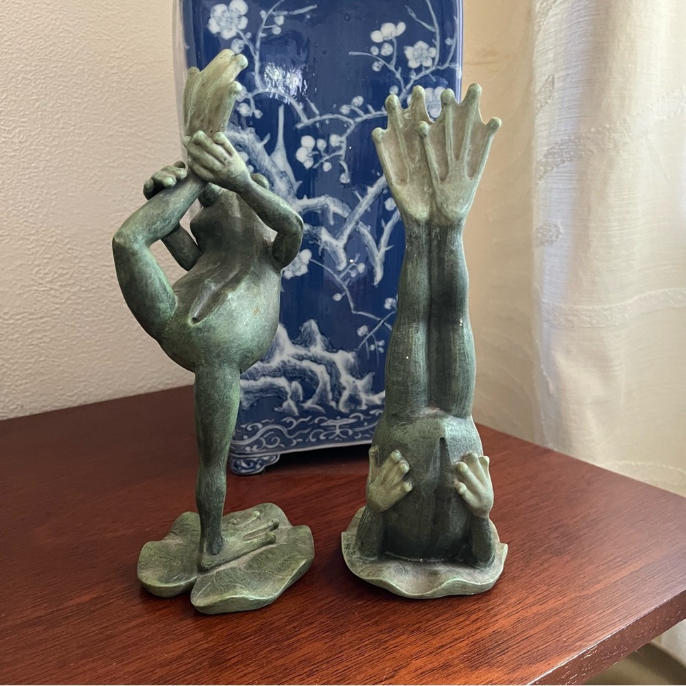 Yoga Frog Figurines - Picture 2 of 5